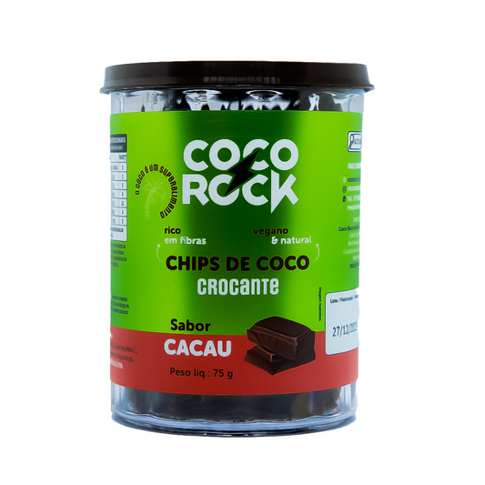 Chips de Coco - Cacau