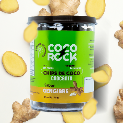 Chips de Coco - Gengibre