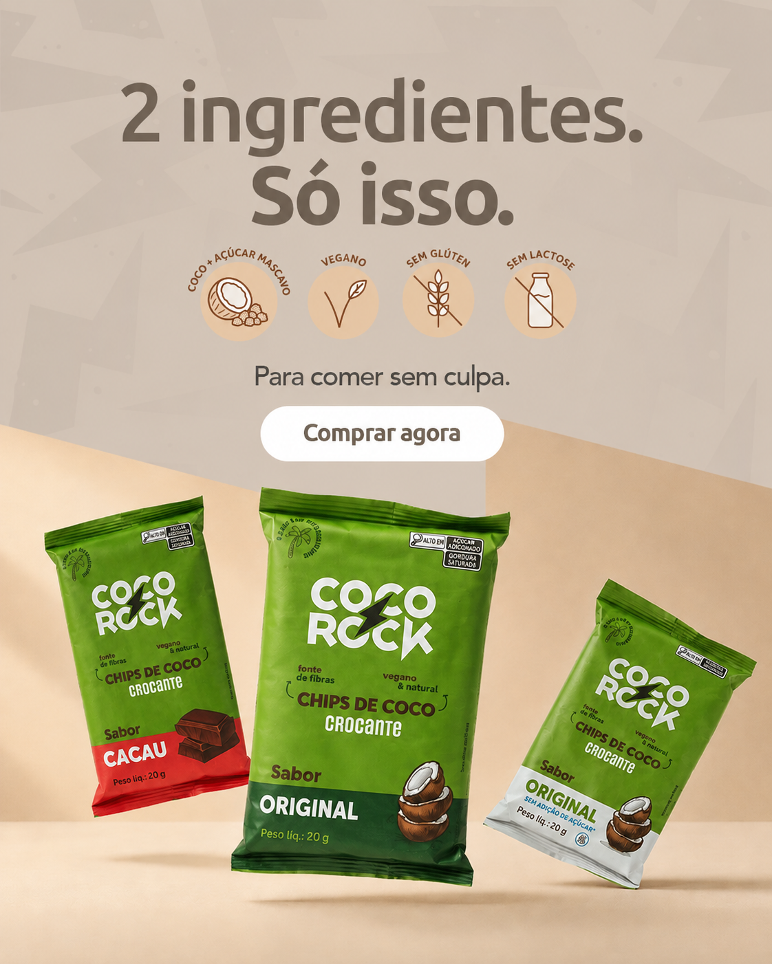 Coco Rock para qualquer hora do dia