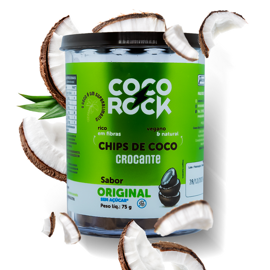 Chips de Coco - Sem Açúcar